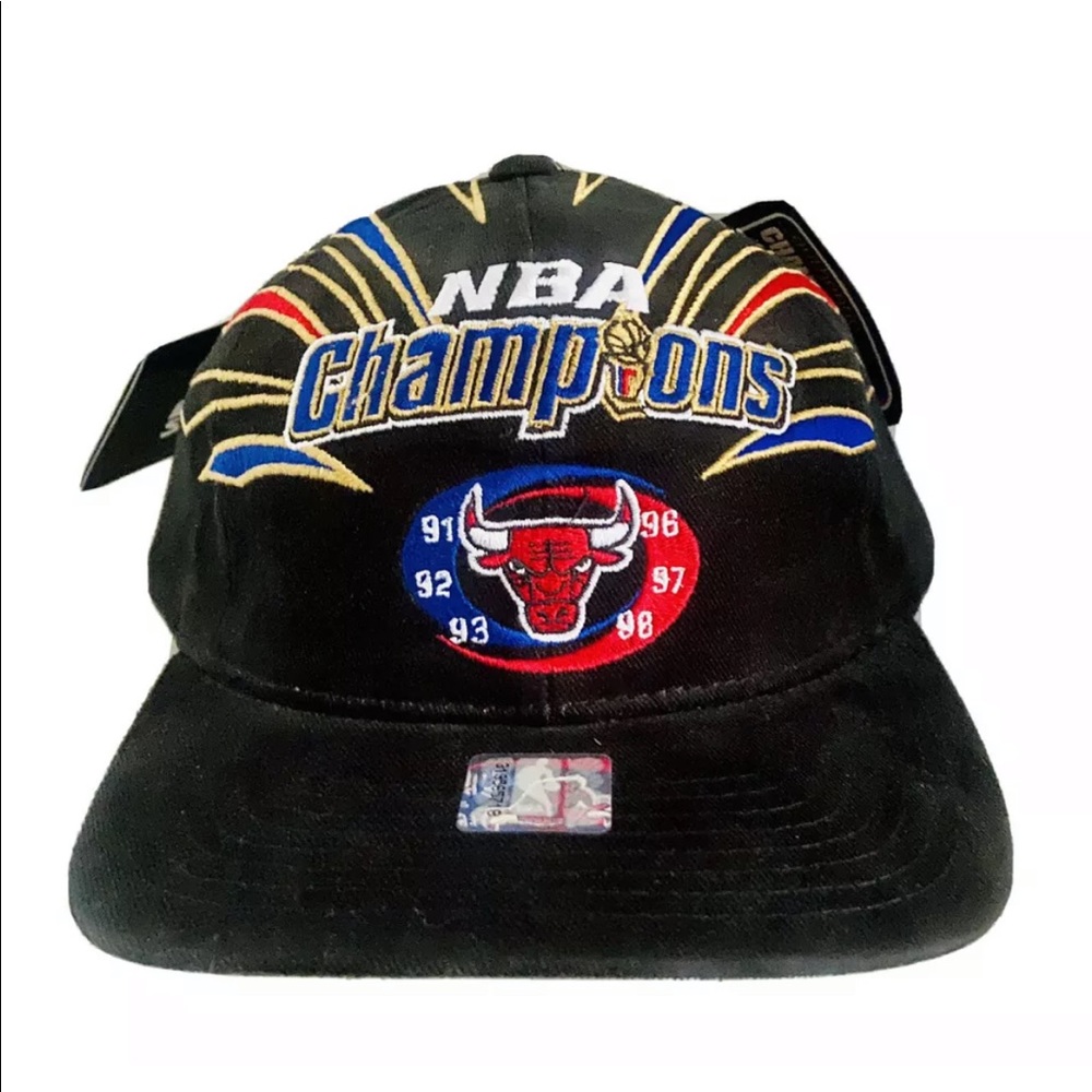 Vintage 91-98 Chicago Bulls NBA Champions Hat. NWT